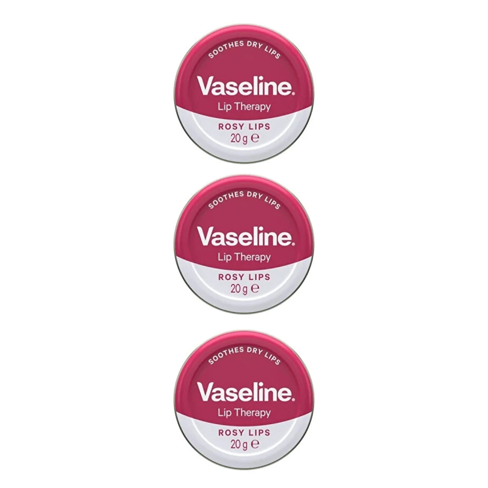 Vaseline Lip Therapy Dudak Kremi Rosy Lips 20 gr x 3 adet