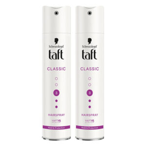 Taft Classic Ekstra Güçlü Saç Spreyi 250ml - 2'li Set
