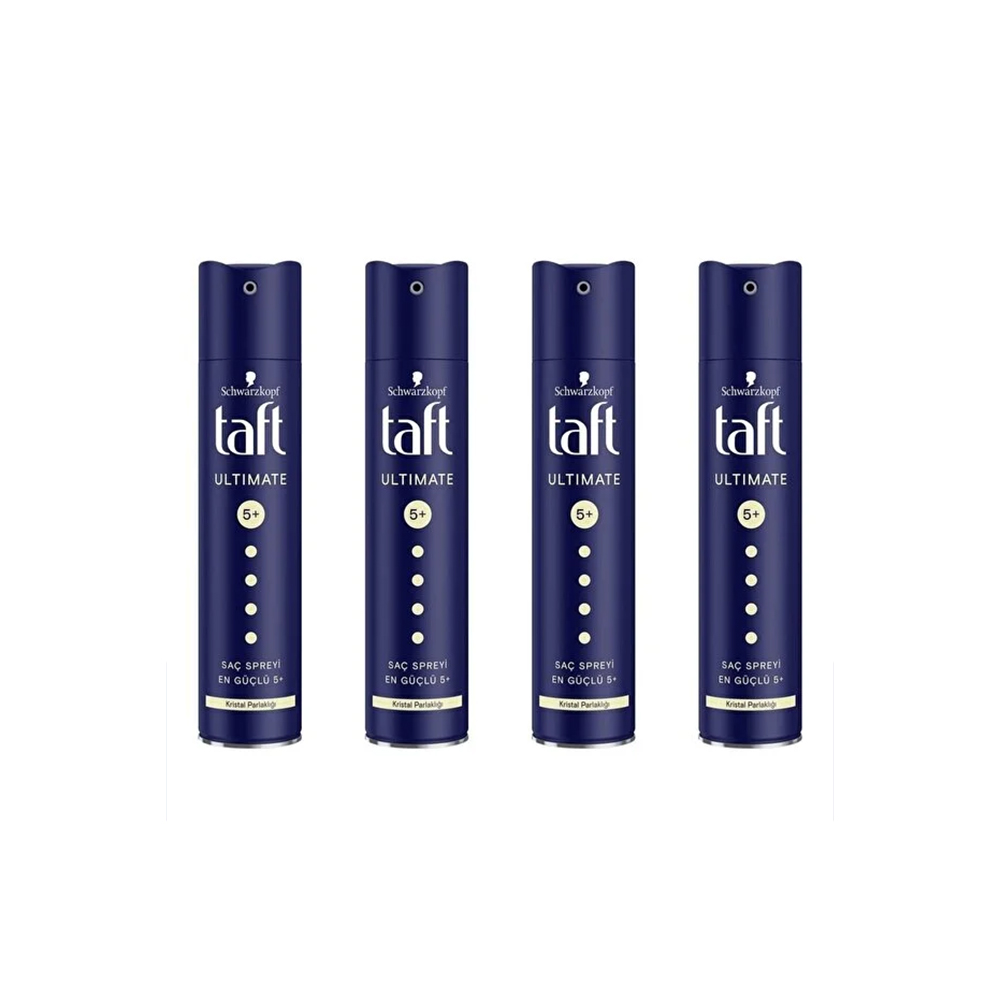 Taft Saç Spreyi Ultimate 250 Ml 4 Adet