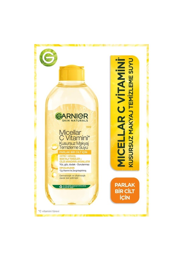 Garnier Micellar C Vitamini Kusursuz Makyaj Temizleme Suyu 400ml