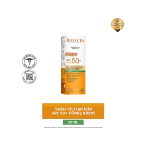 Bioxcin Sun Care Spf 50 Çok Yüksek Korumalı Güneş Kremi 50 ml Karma Yağlı Cilt - Kolajen Hyaluronik