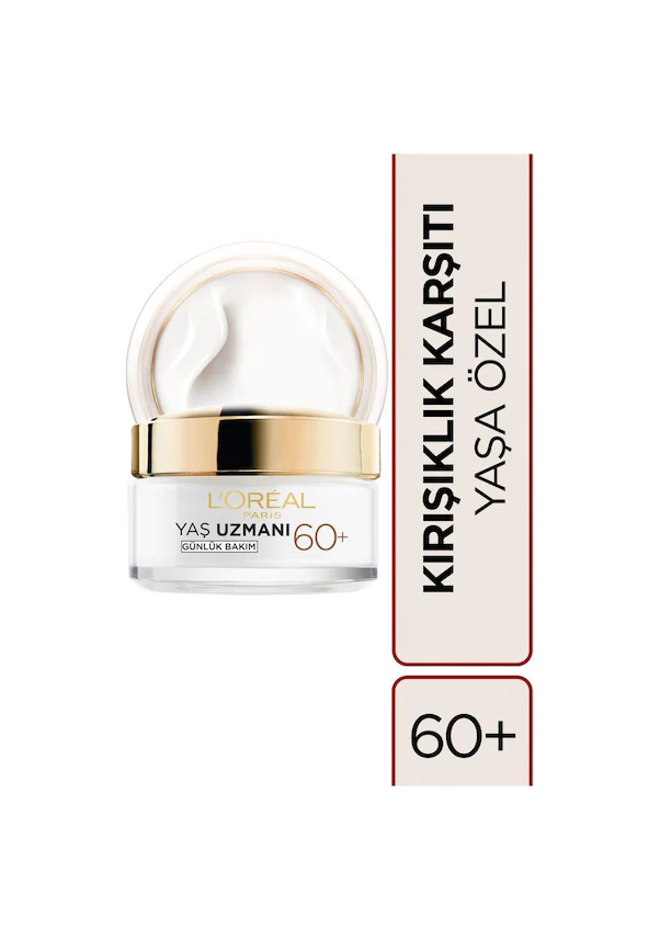 L'Oreal Paris Yaş Uzmanı 60+ Kırışıklık Karşıtı Besleyici Krem 50 ml
