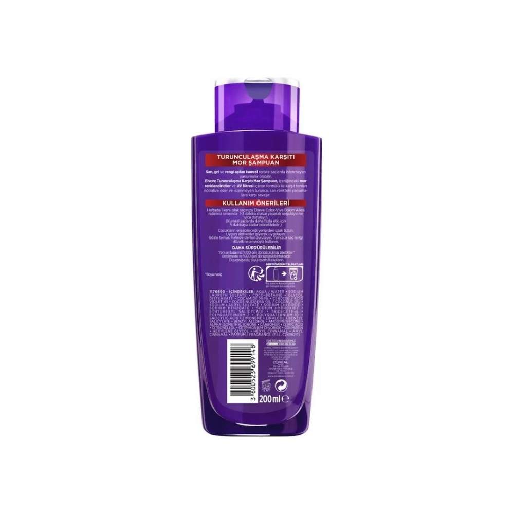Elseve Color-Vive Mor Şampuan 200 ML