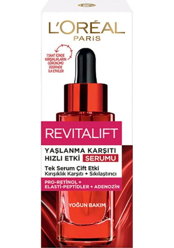 L'Oreal Paris Revitalift Yaşlanma Karşıtı Hızlı Etkili Serum 30ml