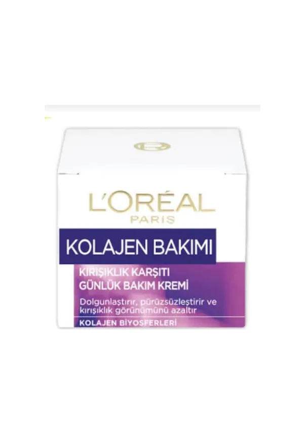 L'Oreal Paris Kolajen Bakımı Kırışıklık Karşıtı Günlük Bakım Kremi