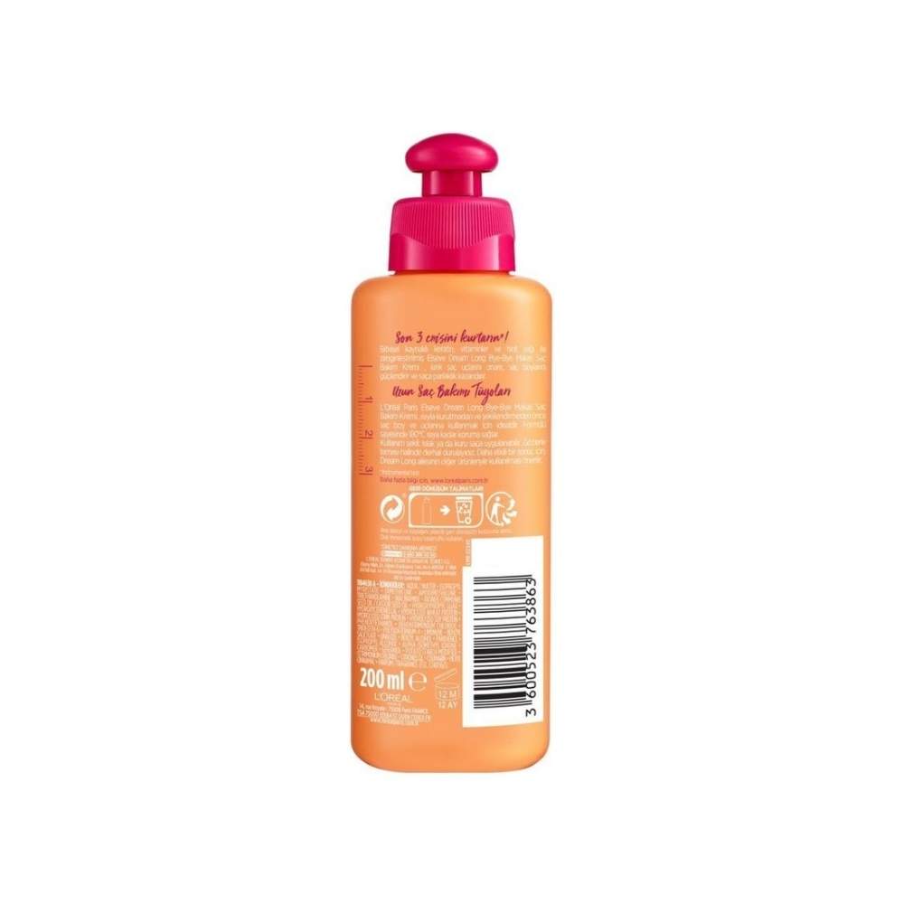 Elseve Dream Long Bye-Bye Makas Saç Bakım Kremi 200 ML