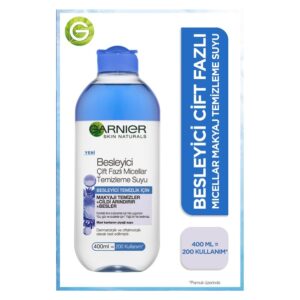 Garnier Besleyici Çift Fazlı Micellar Makyaj Temizleme Suyu 400 ML