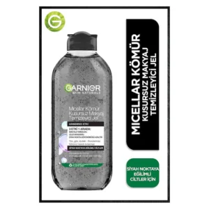 Garnier Micellar Kömür Kusursuz Makyaj Temizleyici Jel 400 ML