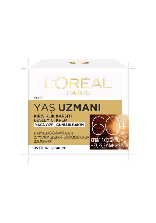 L'Oreal Paris Yaş Uzmanı 60+ Kırışıklık Karşıtı Besleyici Krem 50 ml