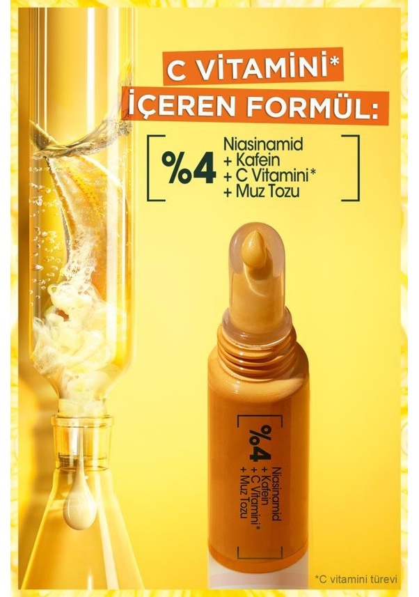 Garnier C Vitamini Aydınlatıcı Göz Kremi (Niasinamid + Kafein)
