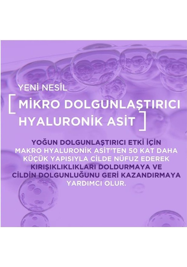 L'Oréal Paris Revitalift Filler Yoğun Dolgunlaştırıcı Yaşlanma Karşıtı Gece Kremi 50ml - Hyaluronik
