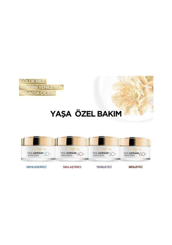 L'Oreal Paris Yaş Uzmanı 60+ Kırışıklık Karşıtı Besleyici Krem 50 ml