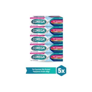 Corega Tat İçermez Yapıştırıcı Krem 5 x 40 G