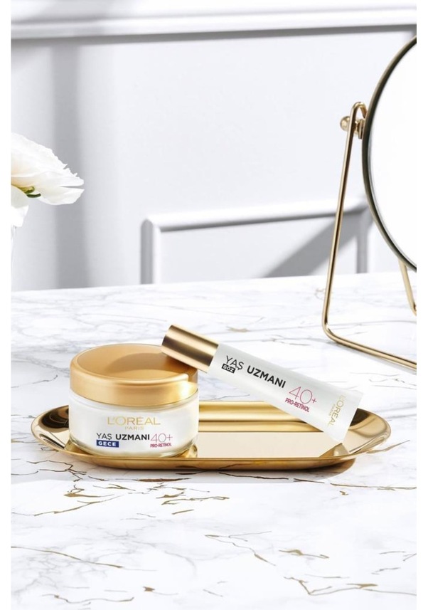 L'Oreal Paris Loreal Paris Yaş Uzmanı Kırışıklık Karşıtı Gece Kremi 40+ Pro-Retinol 50 ml