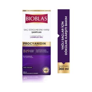 Bioblas Procyanidin Yağlı Saçlar İçin Şampuan 360 Ml - Saç Dökülmesine & Yağlanmaya Karşı