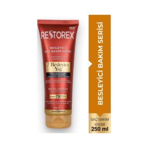 Restorex Besleyici Bakım Saç Kremi 250 Ml - 7 Besleyici Yağ Göz Alıcı Parlaklık İpeksi Yumuşaklık