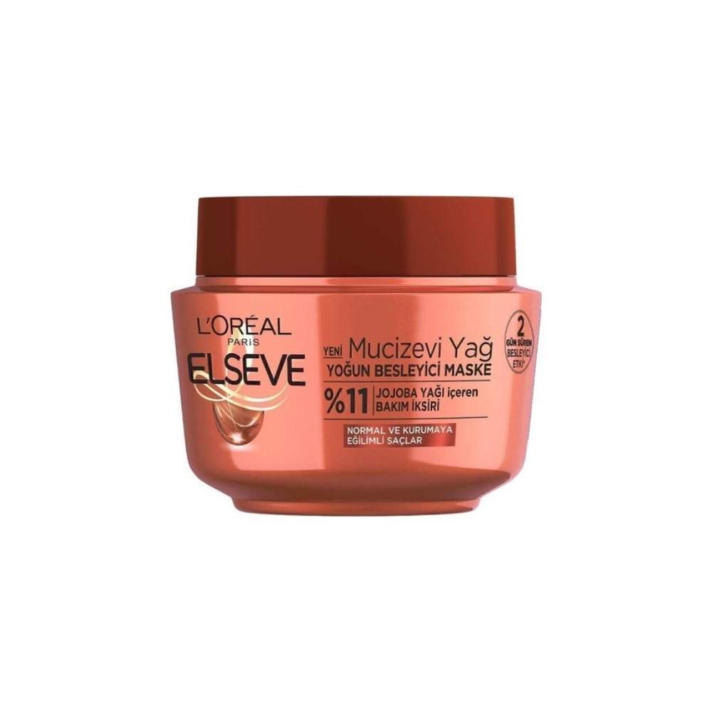 ELSEVE L'oréal Paris Mucizevi Yağ Besleyici Maske 300 ml