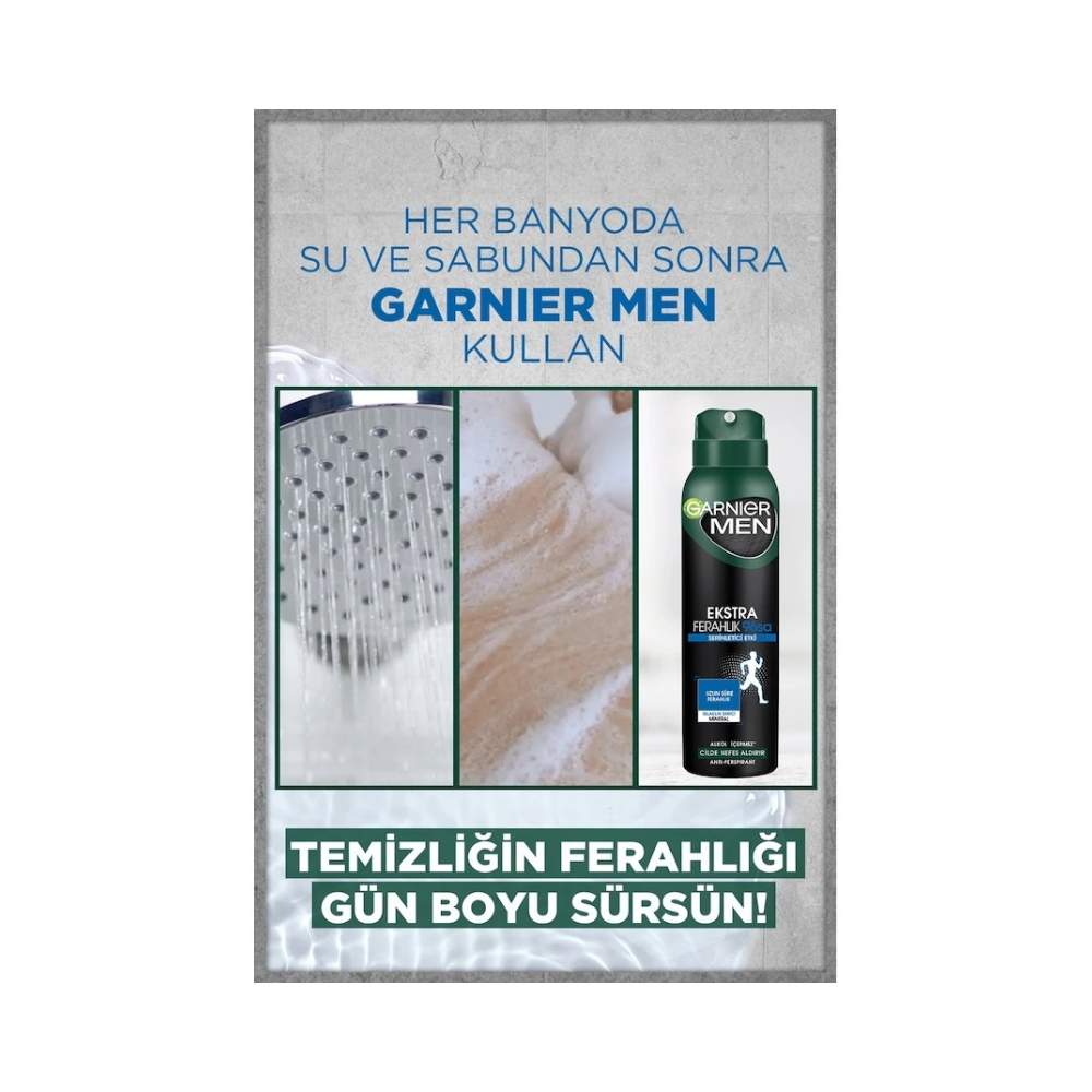Garnier Men Ekstra Ferahlık Antiperspirsant Erkek Deodorant 150 ML