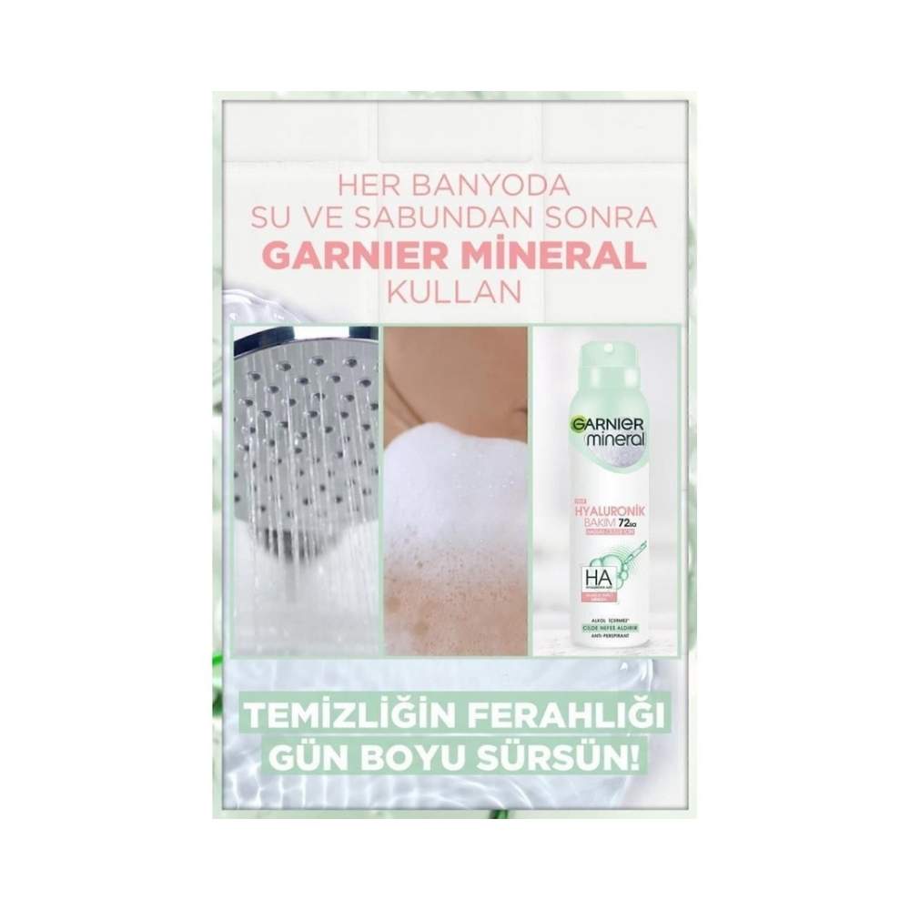 Mineral Hyaluronik Bakım Sprey Deodorant