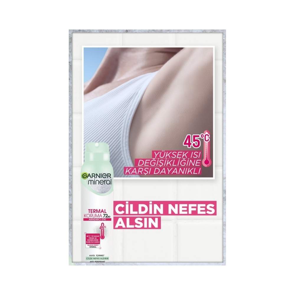 Garnier Mineral Termal Koruma Kadın Deodorant 150 ML