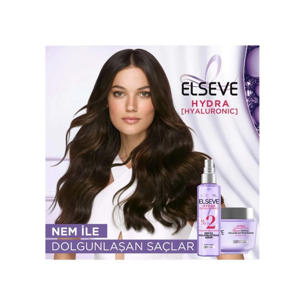 Elseve Hydra Hyaluronic 72 Saat Nem Ile Dolgunlaştıran Maske 300 ML