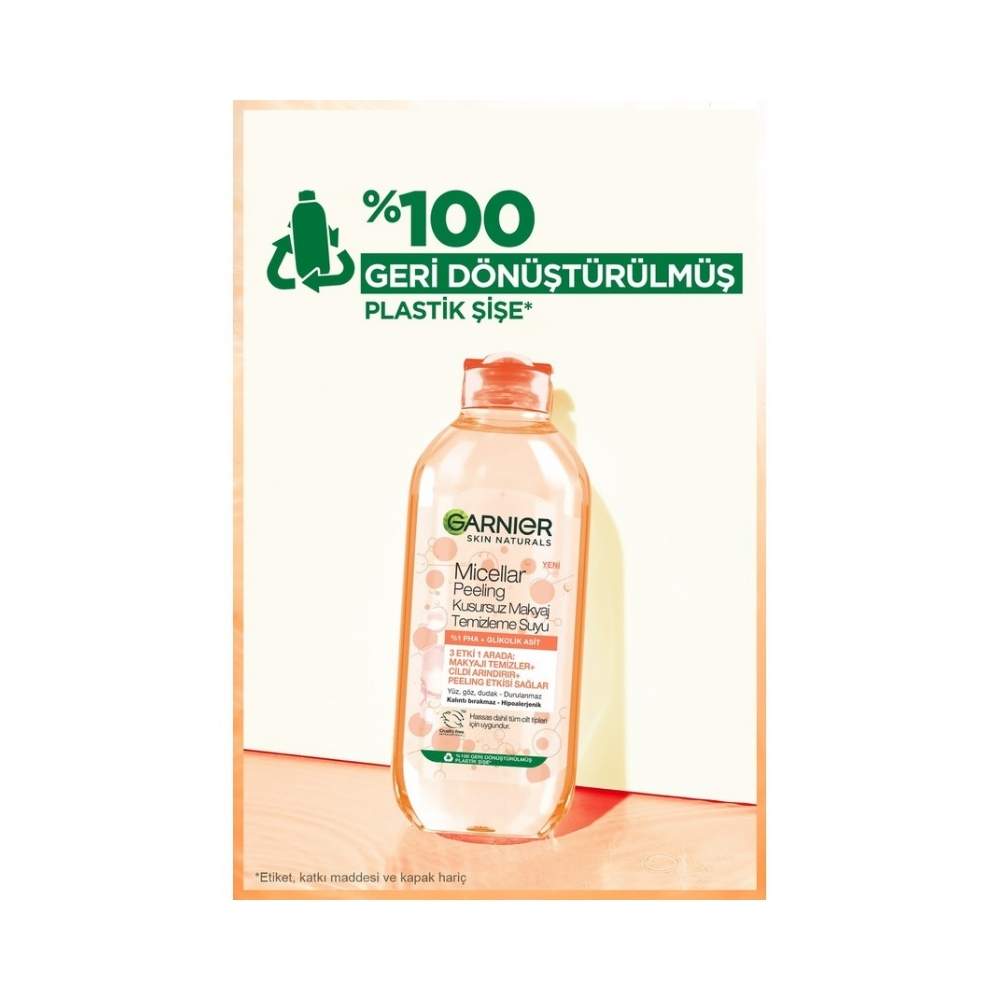 Garnier Micellar Peeling Kusursuz Makyaj Temizleme Suyu 400 ML