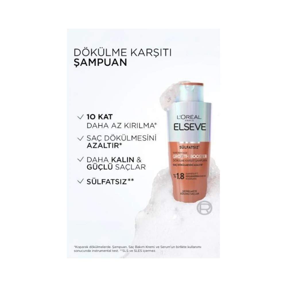 Elseve Growth Booster Dökülme Karşıtı Şampuan 200ml