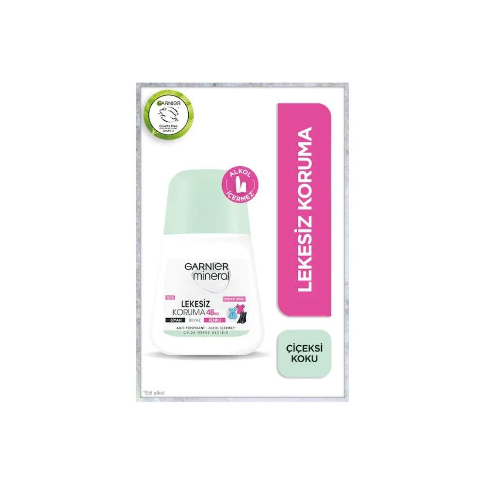 Garnier Mineral Lekesiz Koruma Kadın Roll-On 50 ML