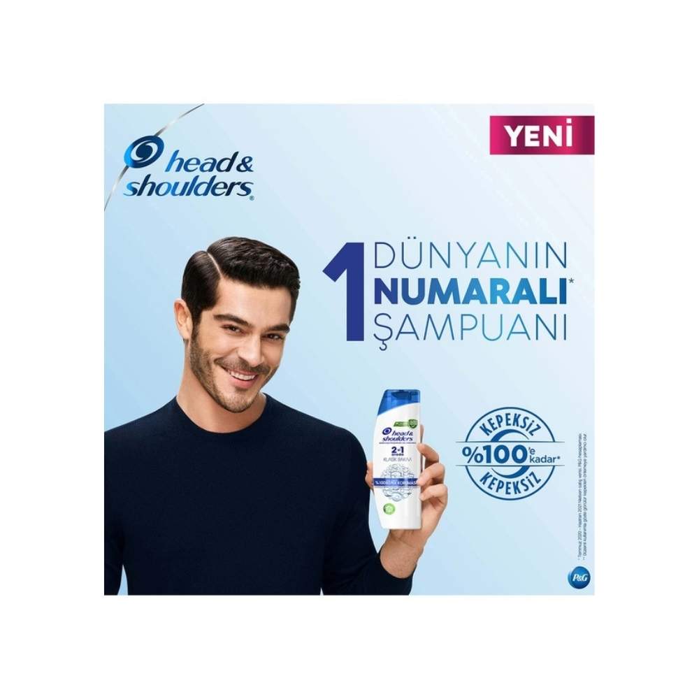 Head & Shoulders Klasik Bakım 2'si 1 Arada Kepeğe Karşı Etkili Şampuan 250 ML