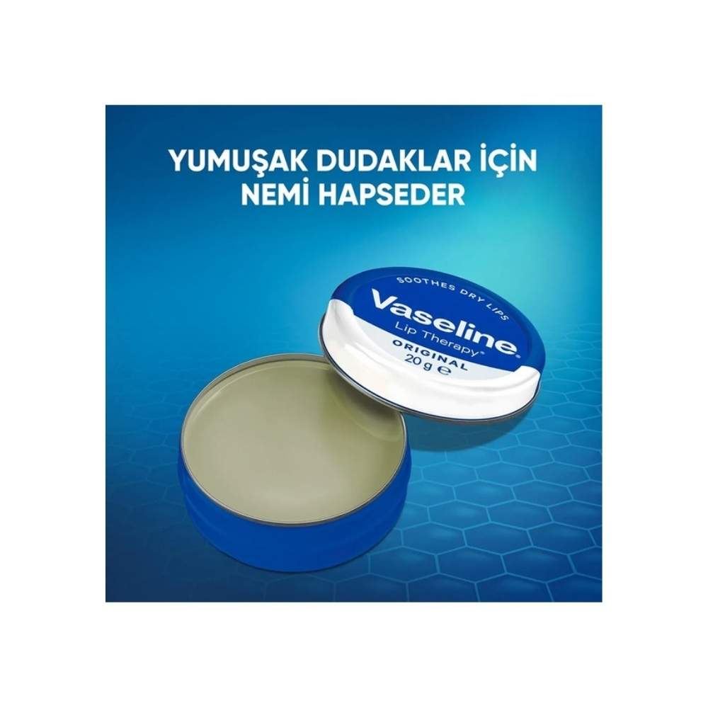 Vaseline Lip Therapy Yumuşatıcı Dudak Kremi Original 2 x 20 G