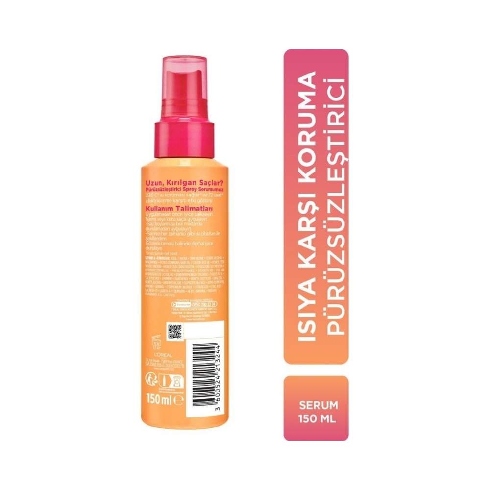 Elseve Dream Long Isı Koruyucu & Pürüzsüzleştirici Sprey Serum 150 ML