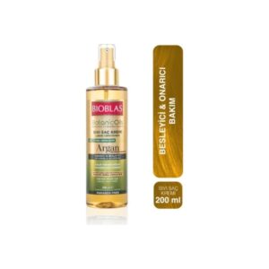 Bioblas Botanic Oils Argan Yağlı Sıvı Saç Kremi 200 Ml Onarıcı Argan Sıvı Saç Bakım Kremi
