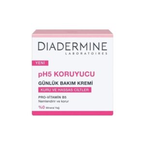 Diadermine PH 5 Kuru ve Hassas Ciltler için Koruyucu Günlük Bakım Kremi 50 ML x 2 adet