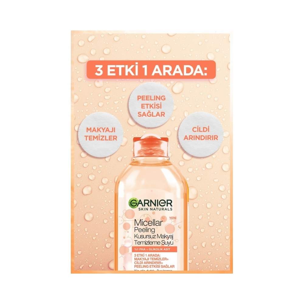 Garnier Micellar Peeling Kusursuz Makyaj Temizleme Suyu 400 ML