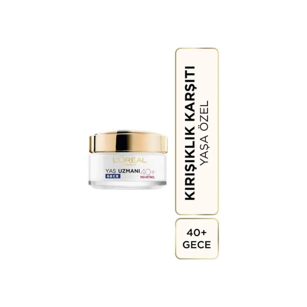 Loreal Paris 40+ Gece Kremi 50 ML