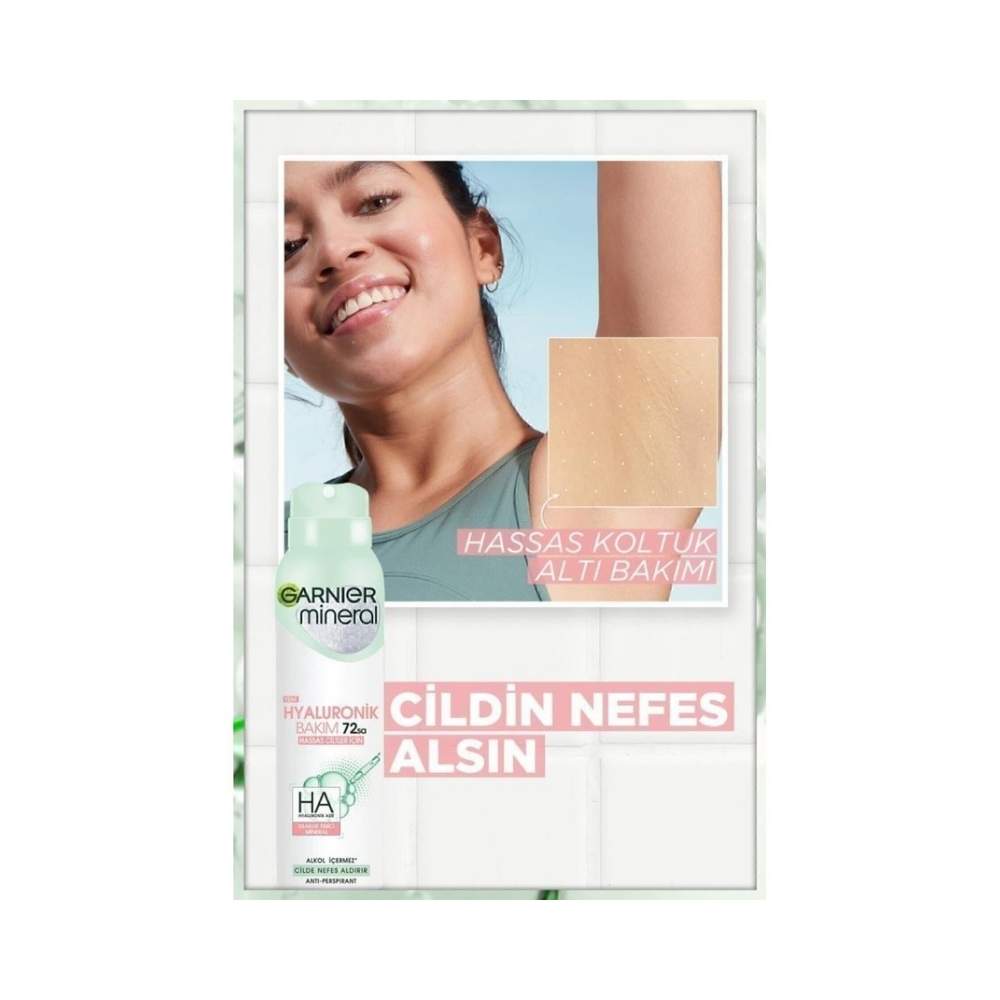 Mineral Hyaluronik Bakım Sprey Deodorant