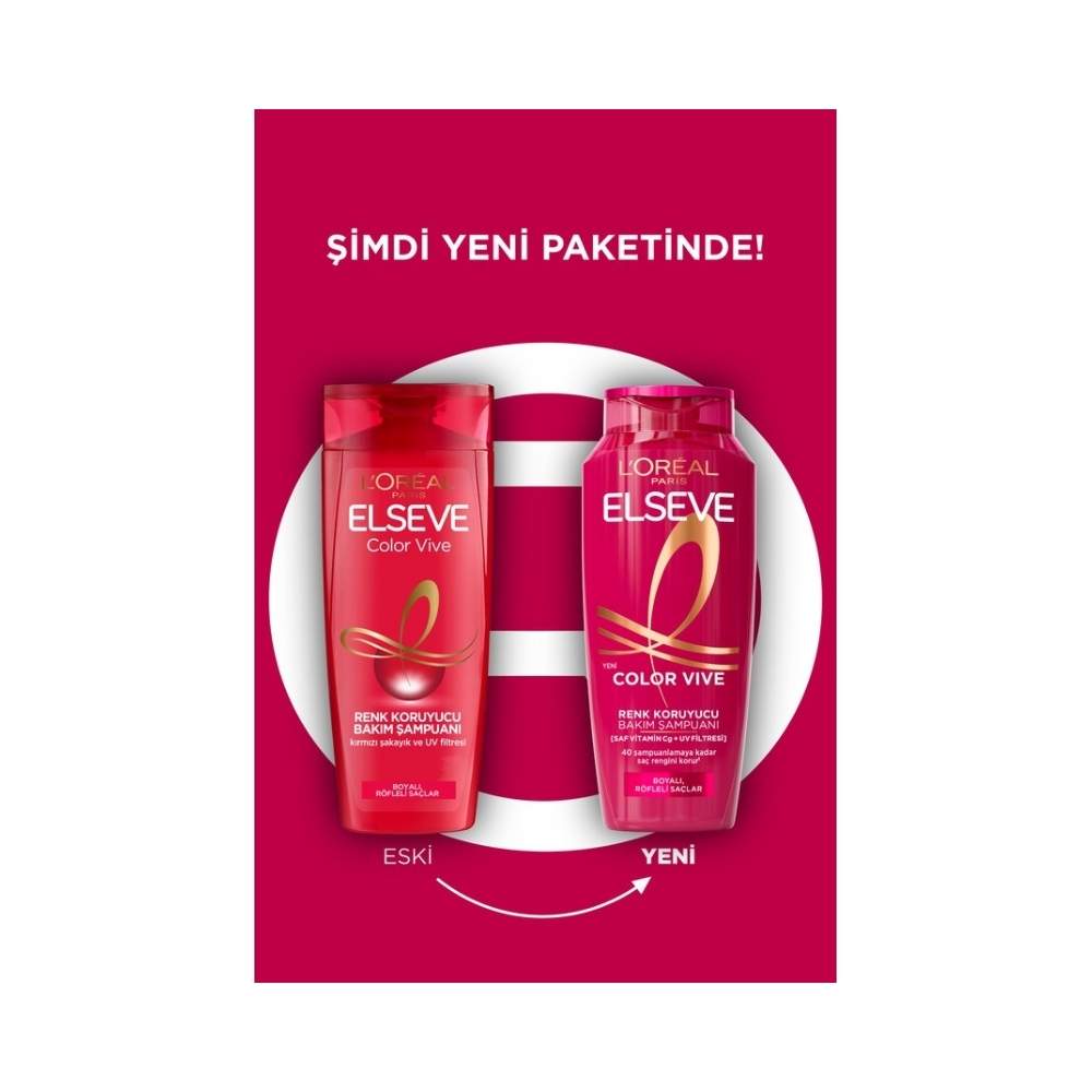 Elseve Color Vive Renk Koruyucu Bakım Şampuanı 300 ML