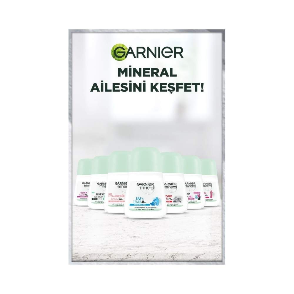 Garnier Mineral Magnezyum Ultra Kuru Kadın Roll-On 50 ML