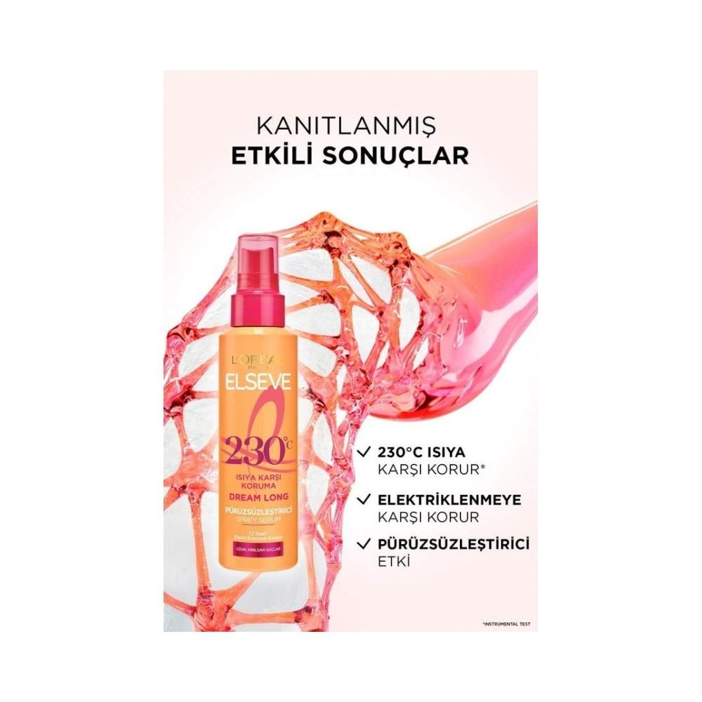 Elseve Dream Long Isı Koruyucu & Pürüzsüzleştirici Sprey Serum 150 ML