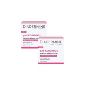 Diadermine PH 5 Kuru ve Hassas Ciltler için Koruyucu Günlük Bakım Kremi 50 ML x 2 adet