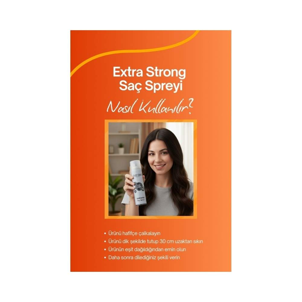 Akat Gardi Saç Spreyi Extra Strong No:2 Gri 180 Ml