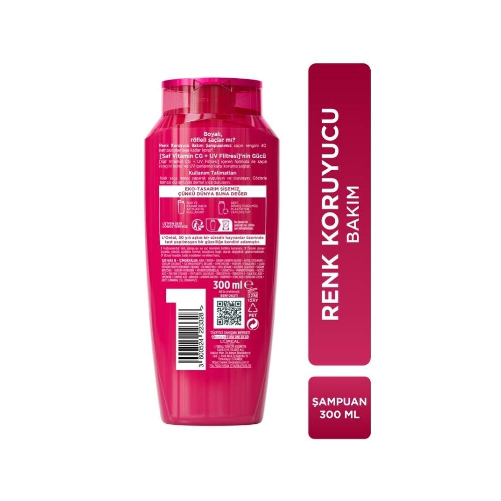 Elseve Color Vive Renk Koruyucu Bakım Şampuanı 300 ML