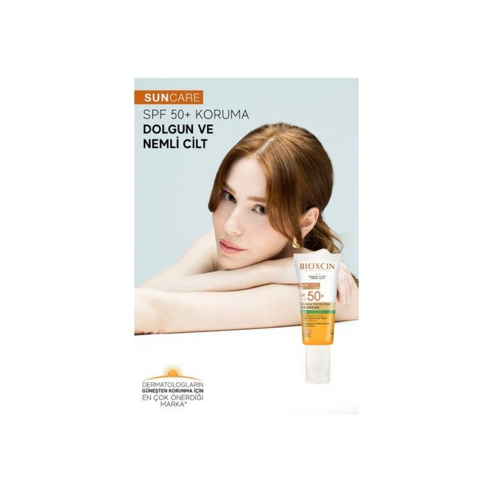 Bioxcin Sun Care Spf 50 Çok Yüksek Korumalı Güneş Kremi 50 ml Karma Yağlı Cilt - Kolajen Hyaluronik Asit
