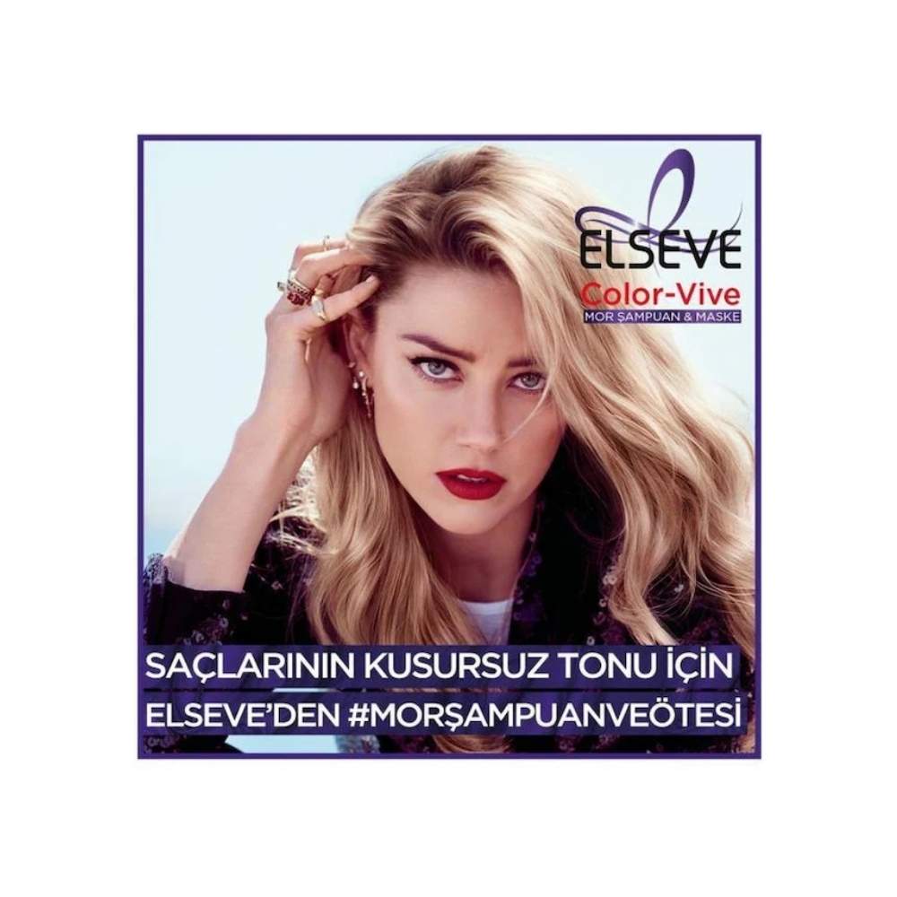 Elseve Color Vive Turunculaşma Karşıtı Mor Maske 150 ML