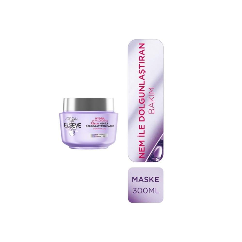 Elseve Hydra Hyaluronic 72 Saat Nem Ile Dolgunlaştıran Maske 300 ML