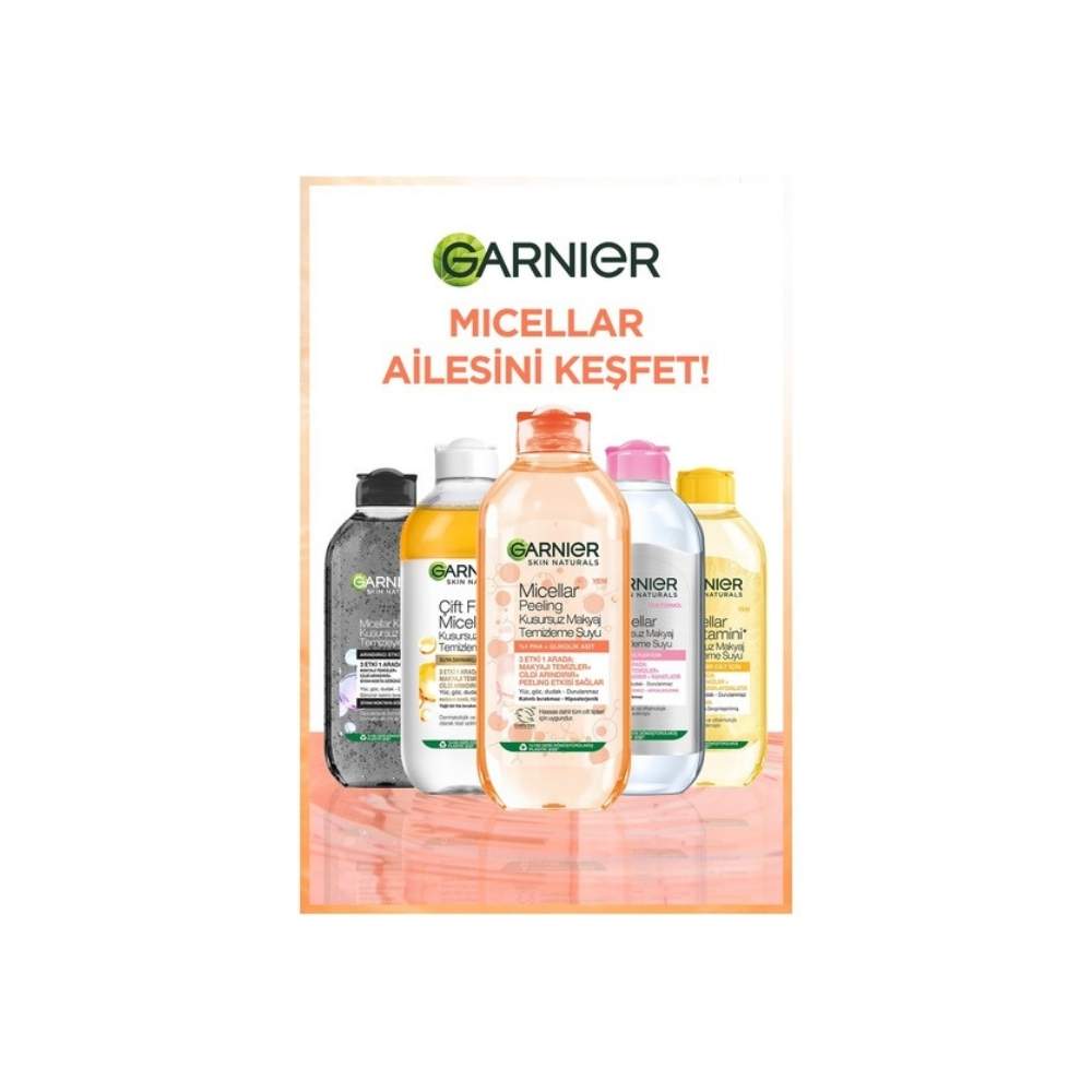 Garnier Micellar Peeling Kusursuz Makyaj Temizleme Suyu 400 ML