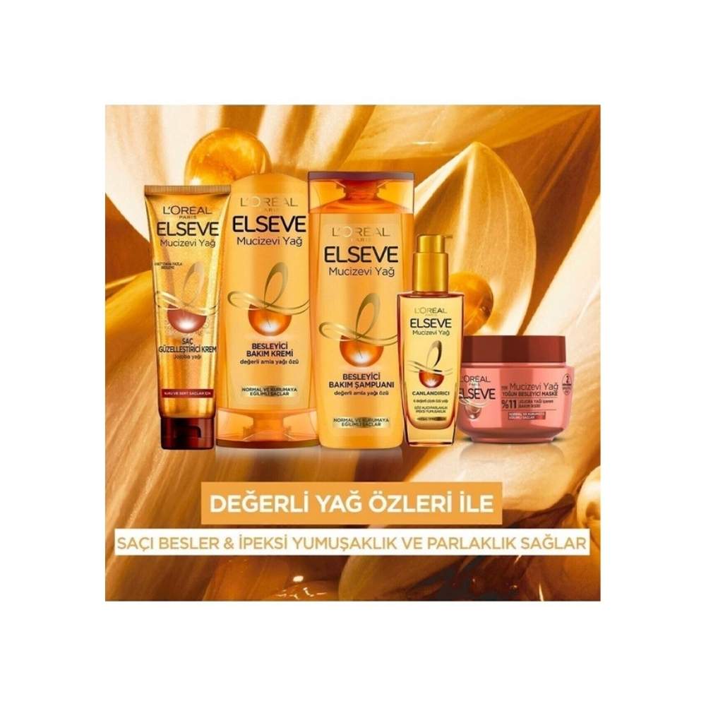 ELSEVE L'oréal Paris Mucizevi Yağ Besleyici Maske 300 ml