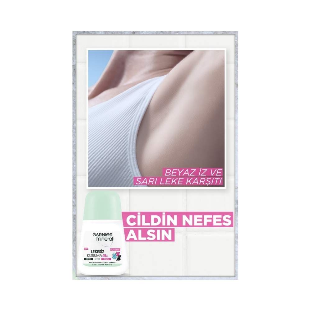 Garnier Mineral Lekesiz Koruma Kadın Roll-On 50 ML