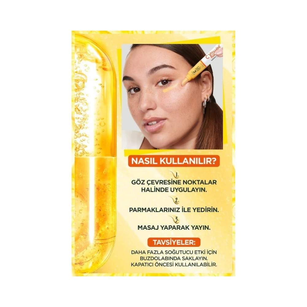 Garnier C Vitamini Parlak Aydınlatıcı Göz Kremi 15 ML