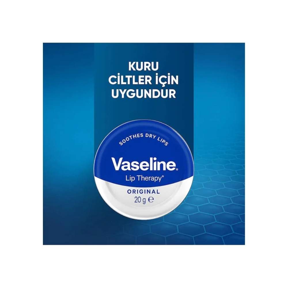 Vaseline Lip Therapy Yumuşatıcı Dudak Kremi Original 2 x 20 G